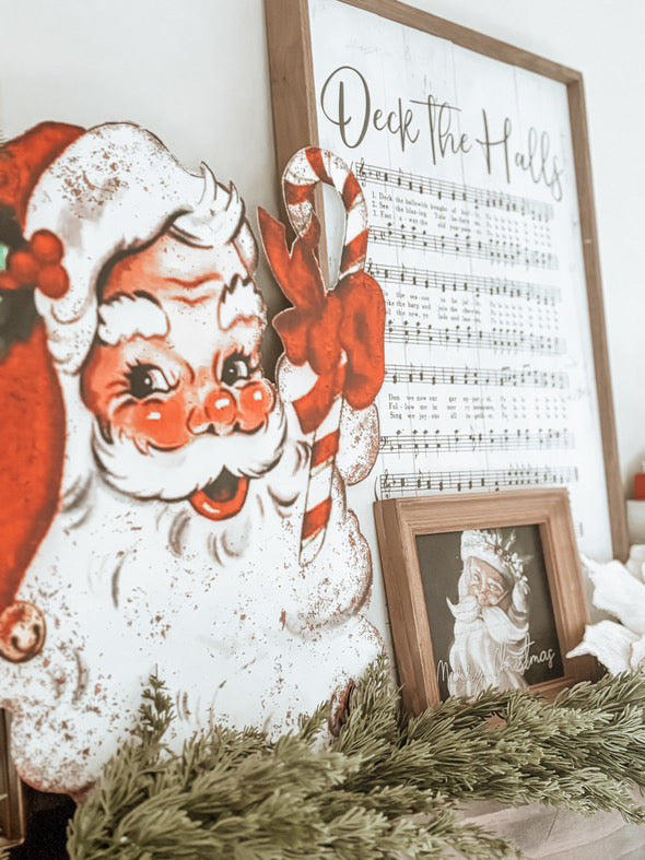 Framed Santa Picture