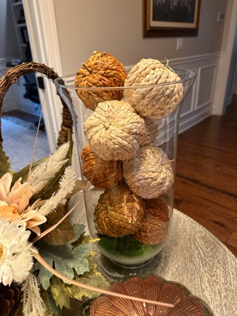 Braided Pumpkin Trio
