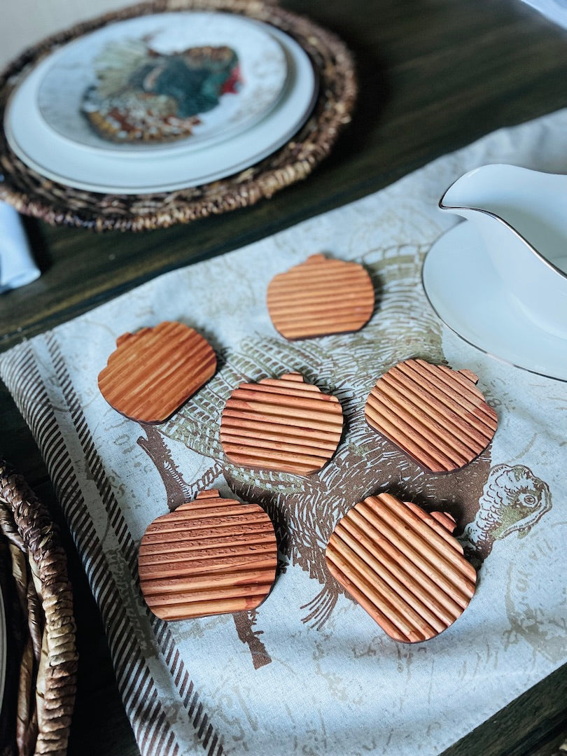 Wood Pumpkin Bowl Filler
