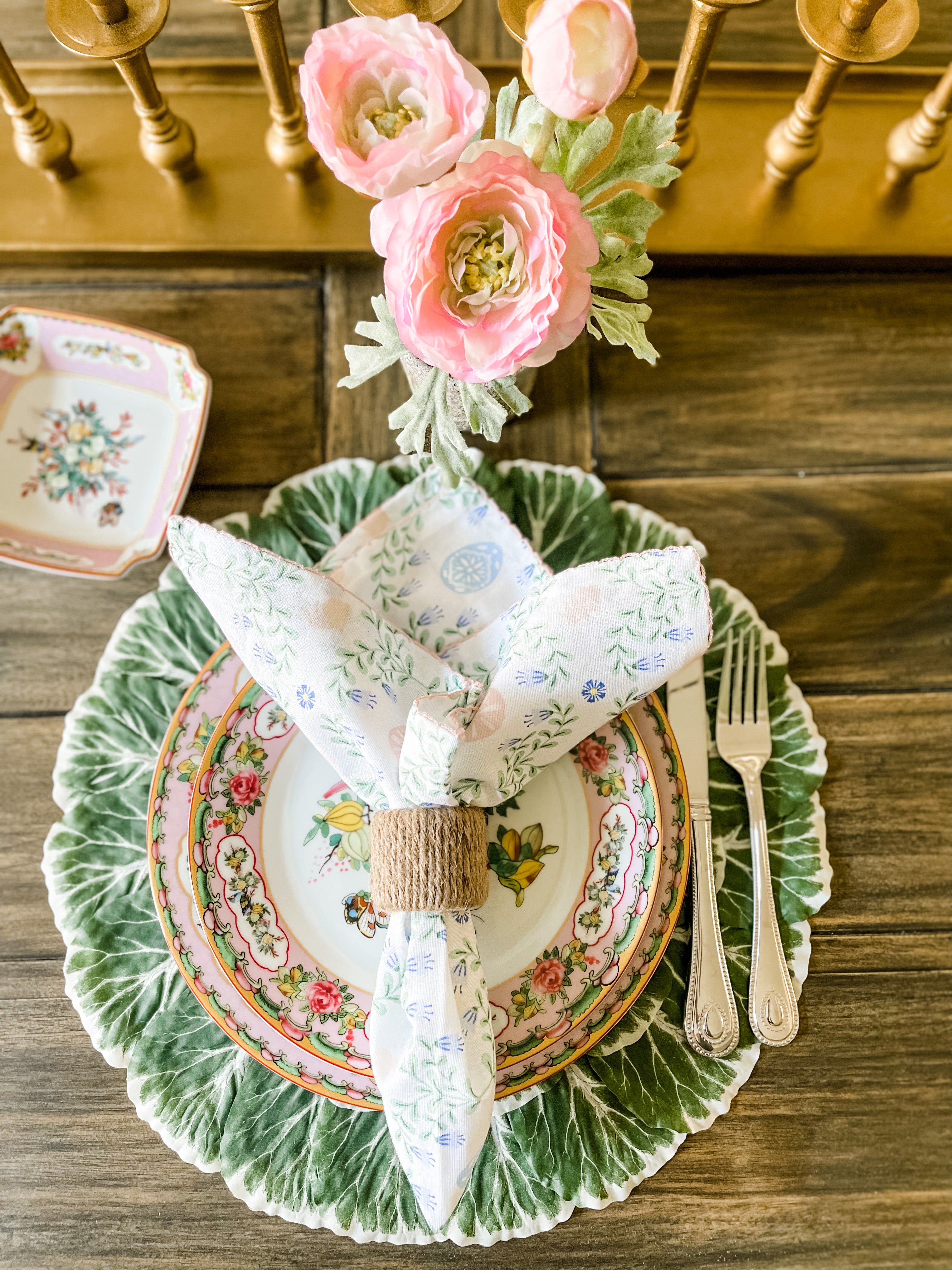 Easter Topiary Napkin Set