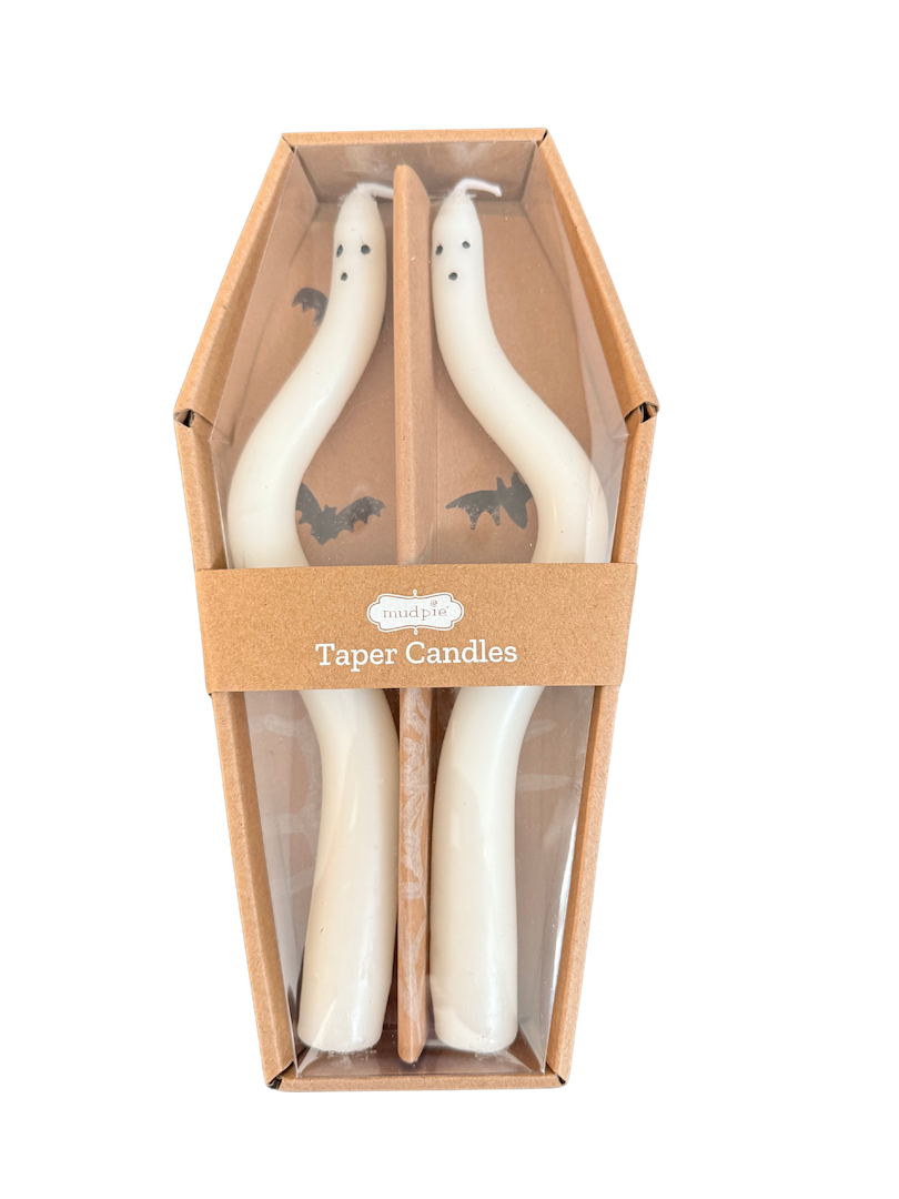 MudPie Ghost Taper Candles