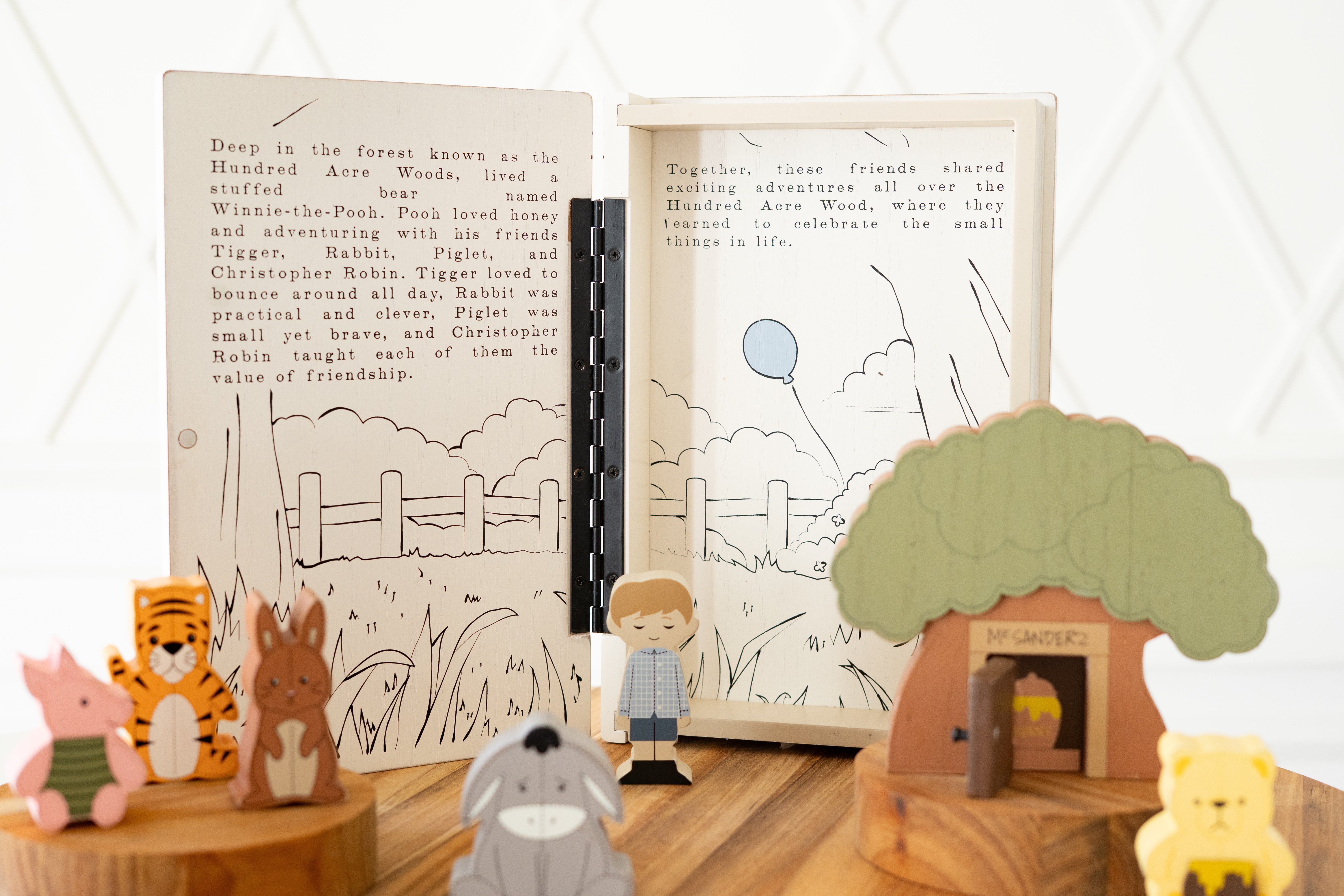Winnie The Pooh Woodland Storybook Gift Set s/8