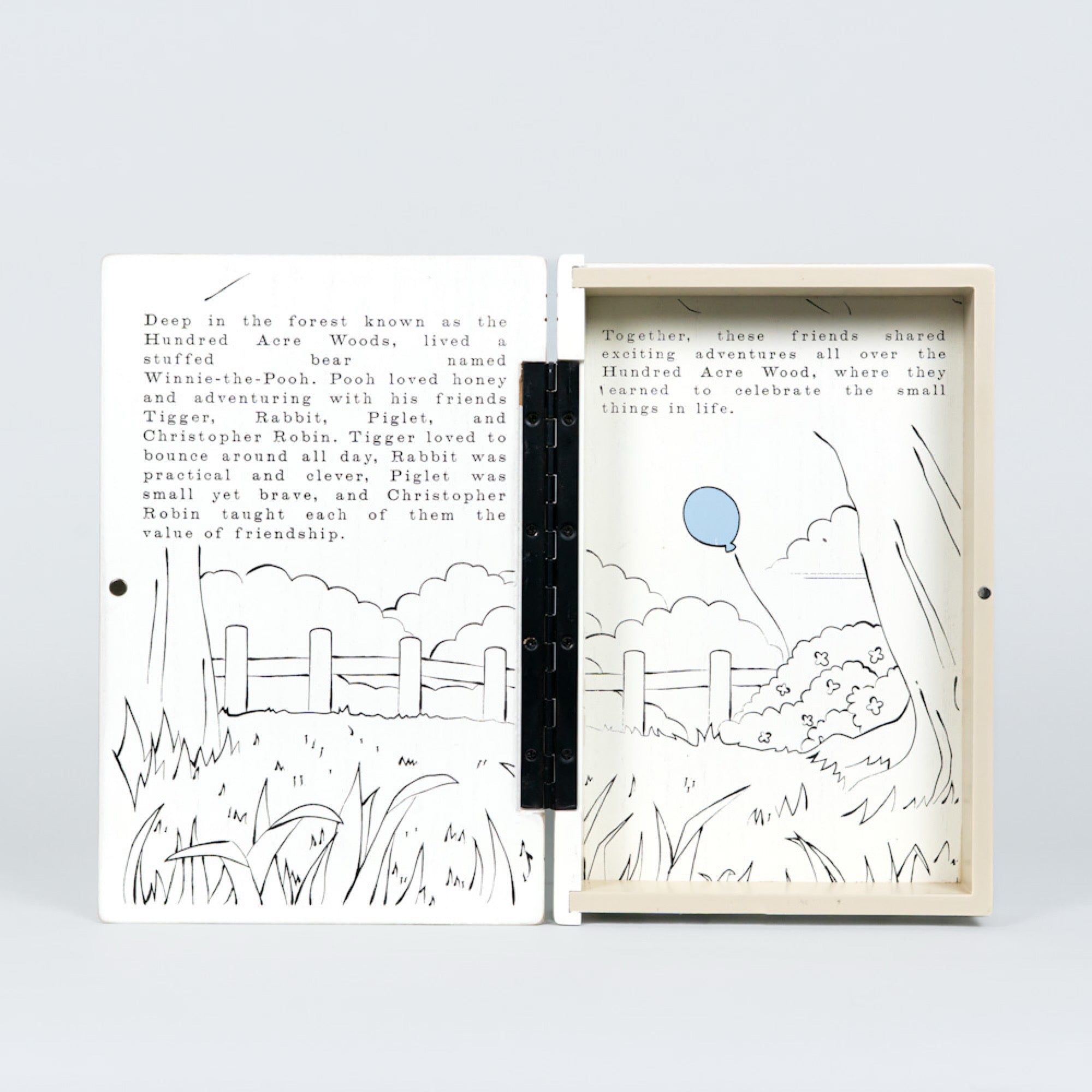 Winnie The Pooh Woodland Storybook Gift Set s/8