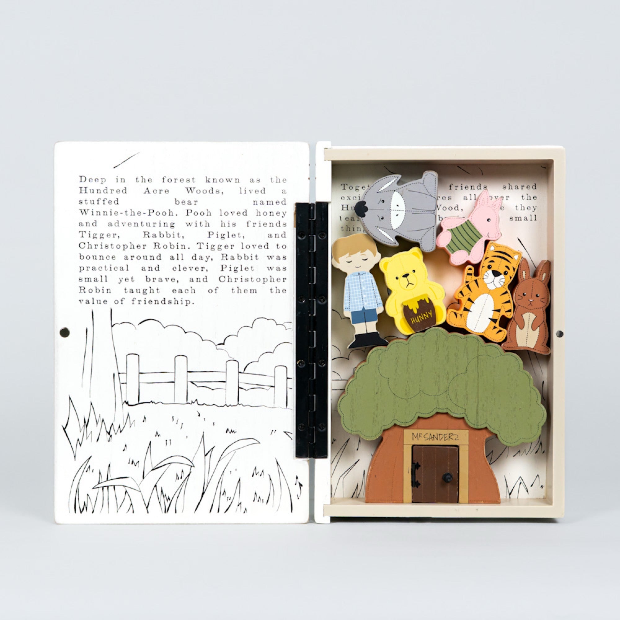 Winnie The Pooh Woodland Storybook Gift Set s/8