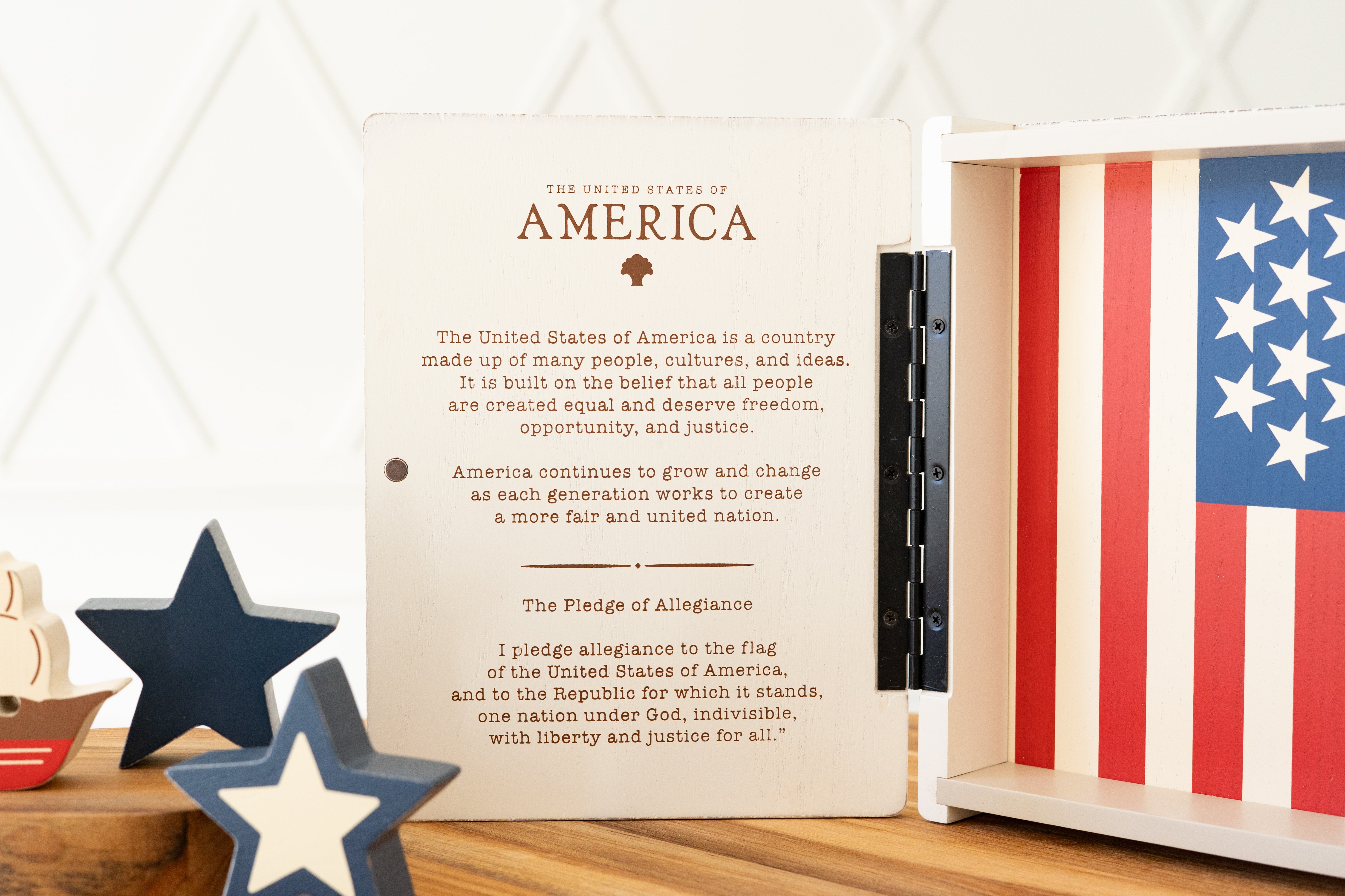 Happy Birthday America Woodland Storybook