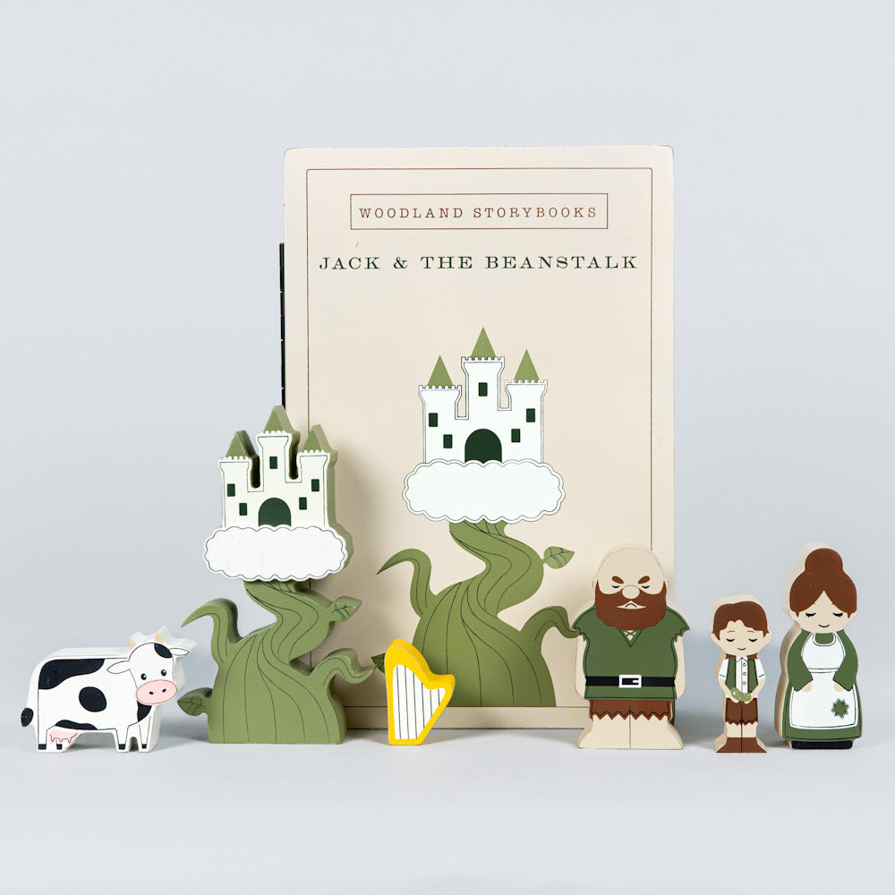 JACK & THE BEANSTALK Woodland Storybook Gift Set s/7