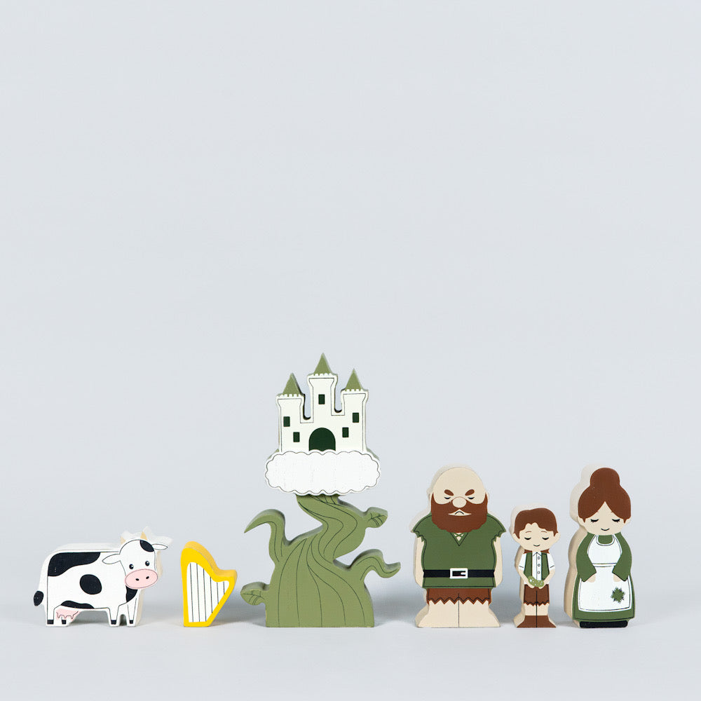 JACK & THE BEANSTALK Woodland Storybook Gift Set s/7