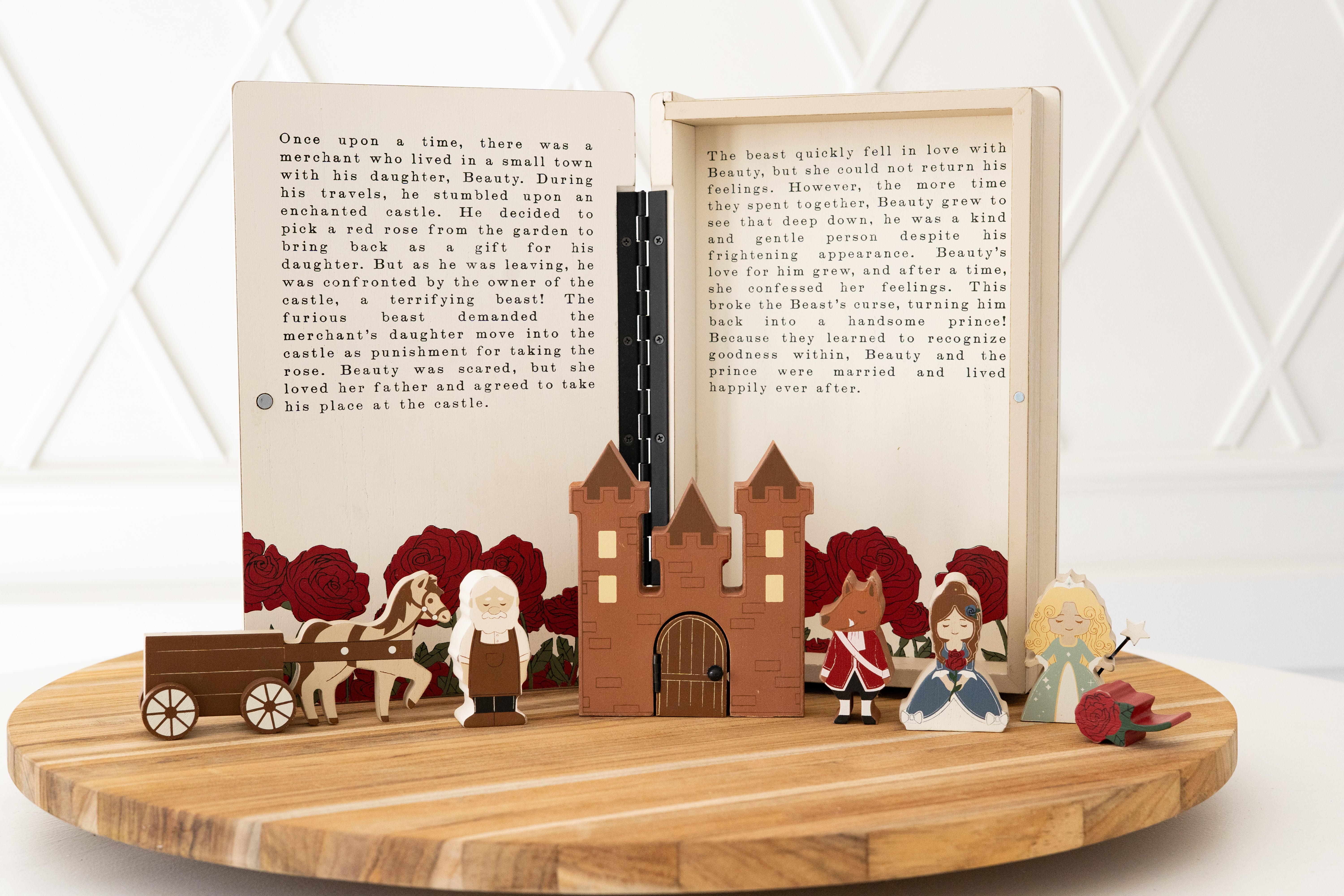 BEAUTY & THE BEAST Woodland Storybook Gift Set s/8