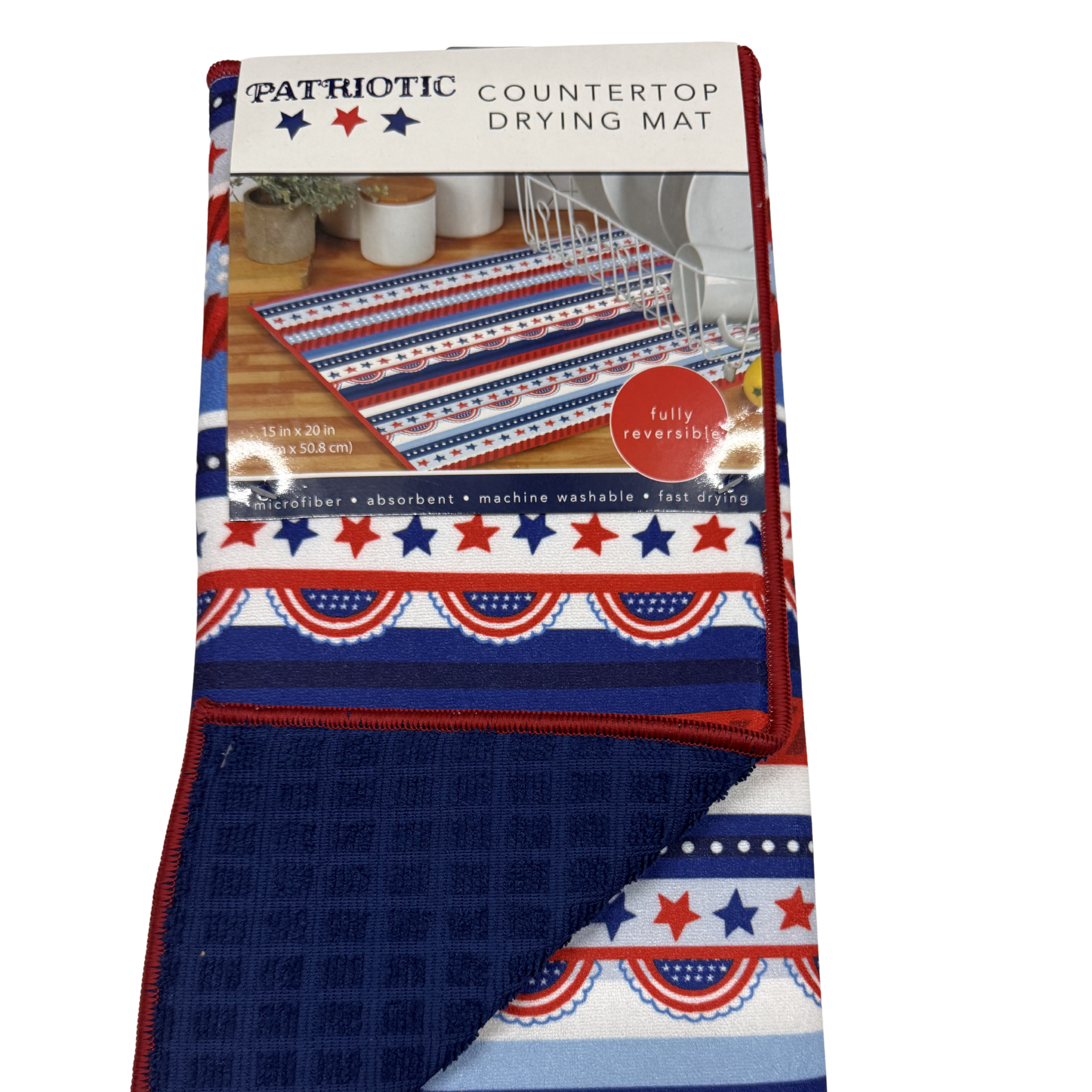 Patriotic Drying Mat