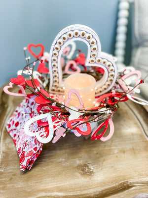 Wood Heart Wreath