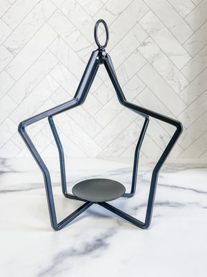 Foldable Metal Star Votive Holder