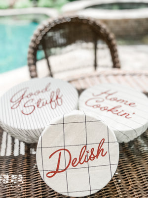 Set of 3 Reusable Fabric Bowl Covers